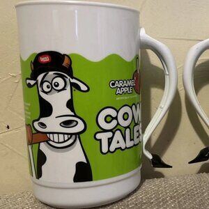 Whirley Drinkworks Cow Tales Caramel Apple Goetze's Mug Plastic Tumbler Cup